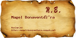 Magel Bonaventúra névjegykártya